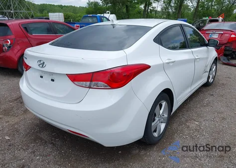 2011 Hyundai Elantra Gls из США, поврежденный, VIN 5NPDH4AE4BH006711